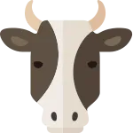 Cow SVG Icon